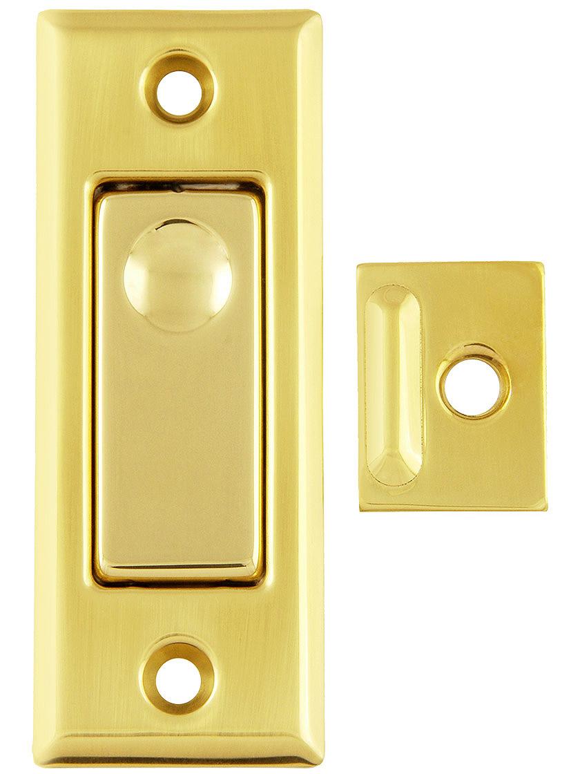 Solid Brass Pocket Door Privacy Bolt With Choice Of Finish House of